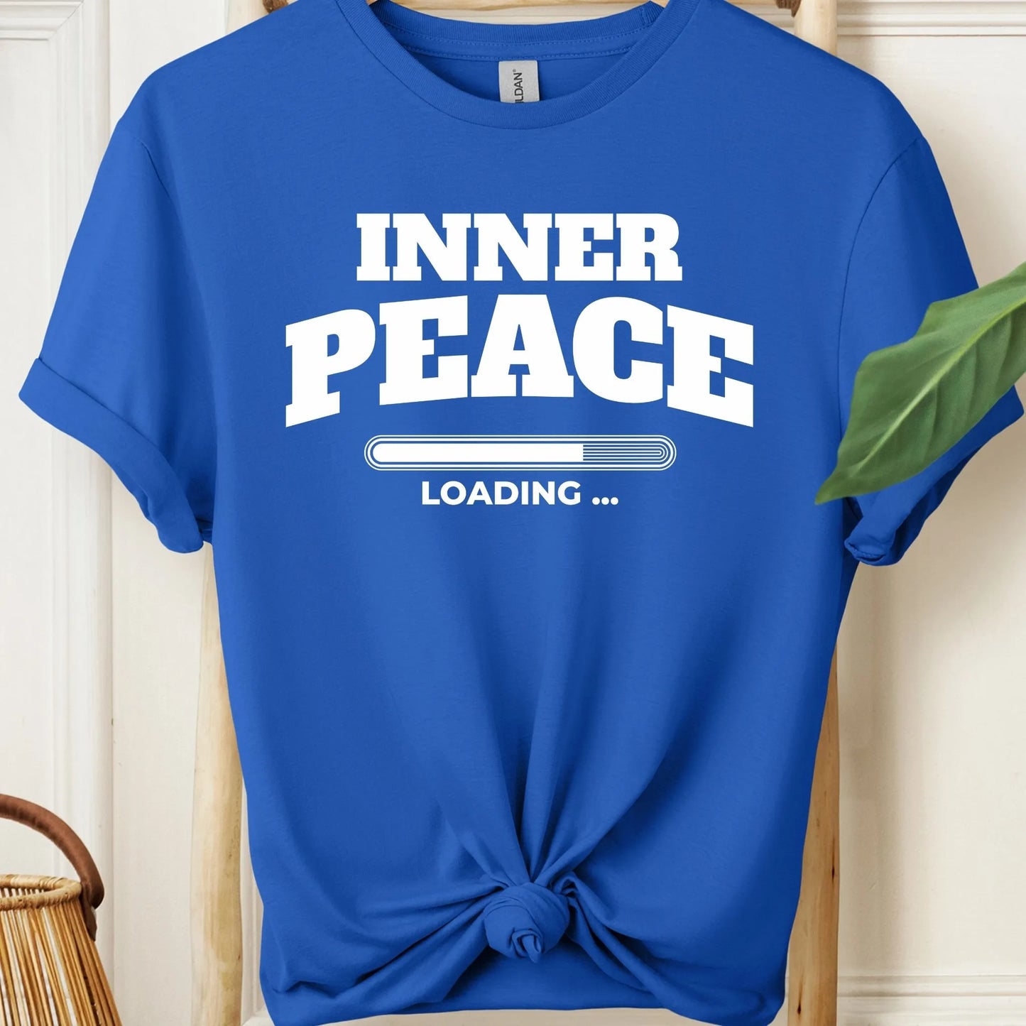 Inner Peace Loading Quirky Meditation T-Shirt