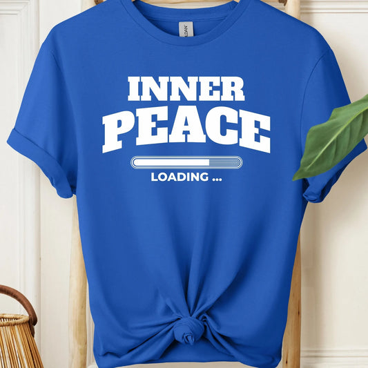 Inner Peace Loading Quirky Meditation T-Shirt