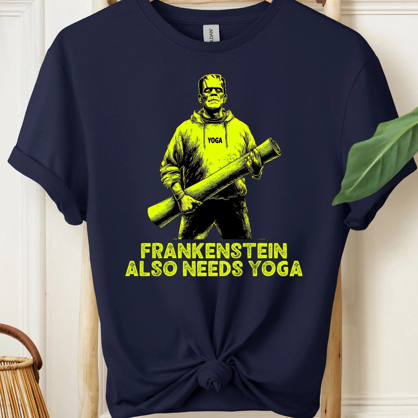 Frankenstein Also Needs Yoga T-Shirt!