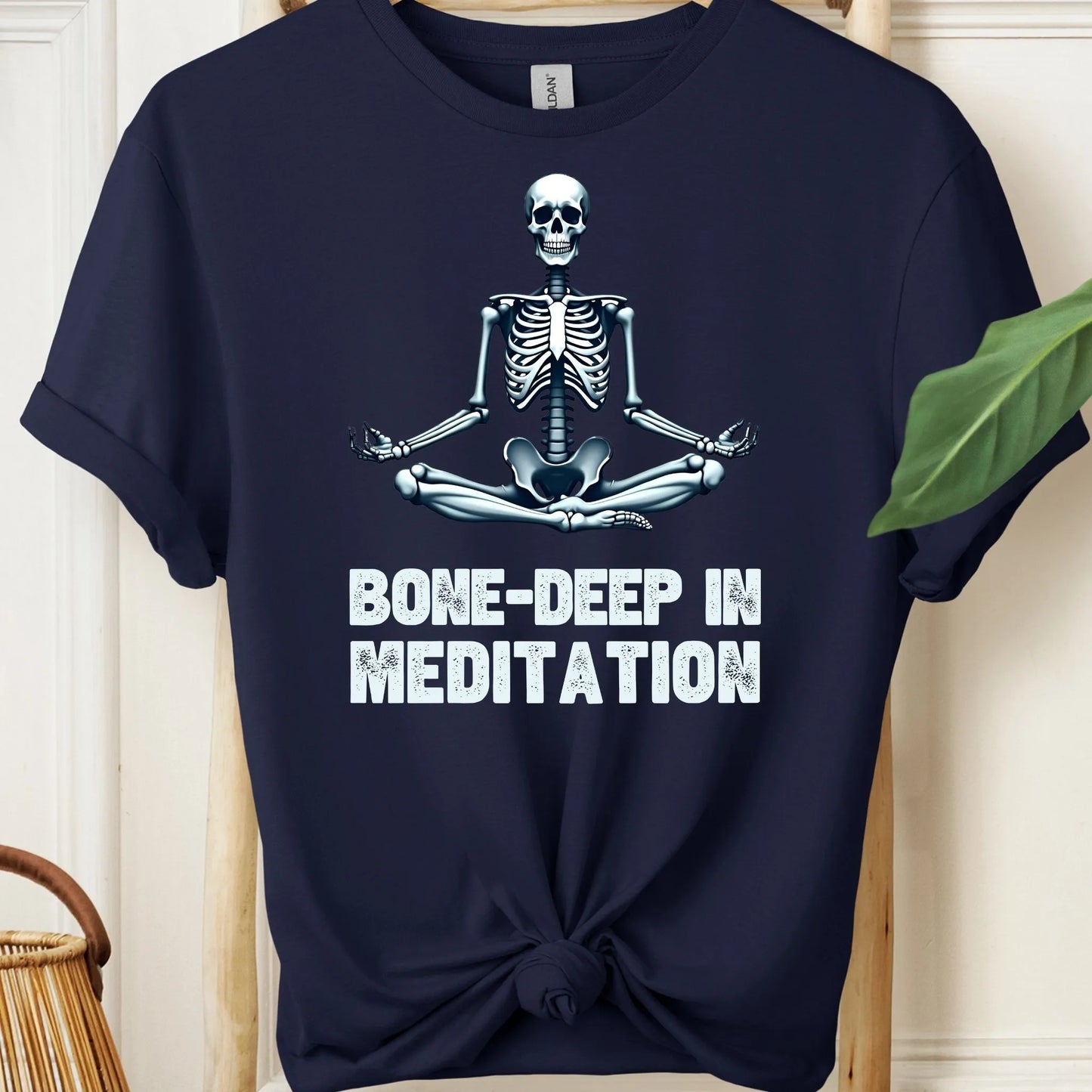 Bone Deep in Meditation Skeleton T-Shirt!