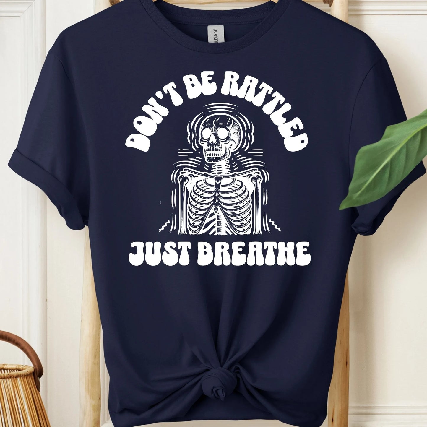 Don't Be Rattled, Just Breathe Meditation T-Shirt!