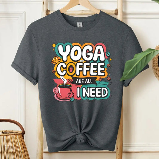 Yoga and Coffee Fan T-Shirt!