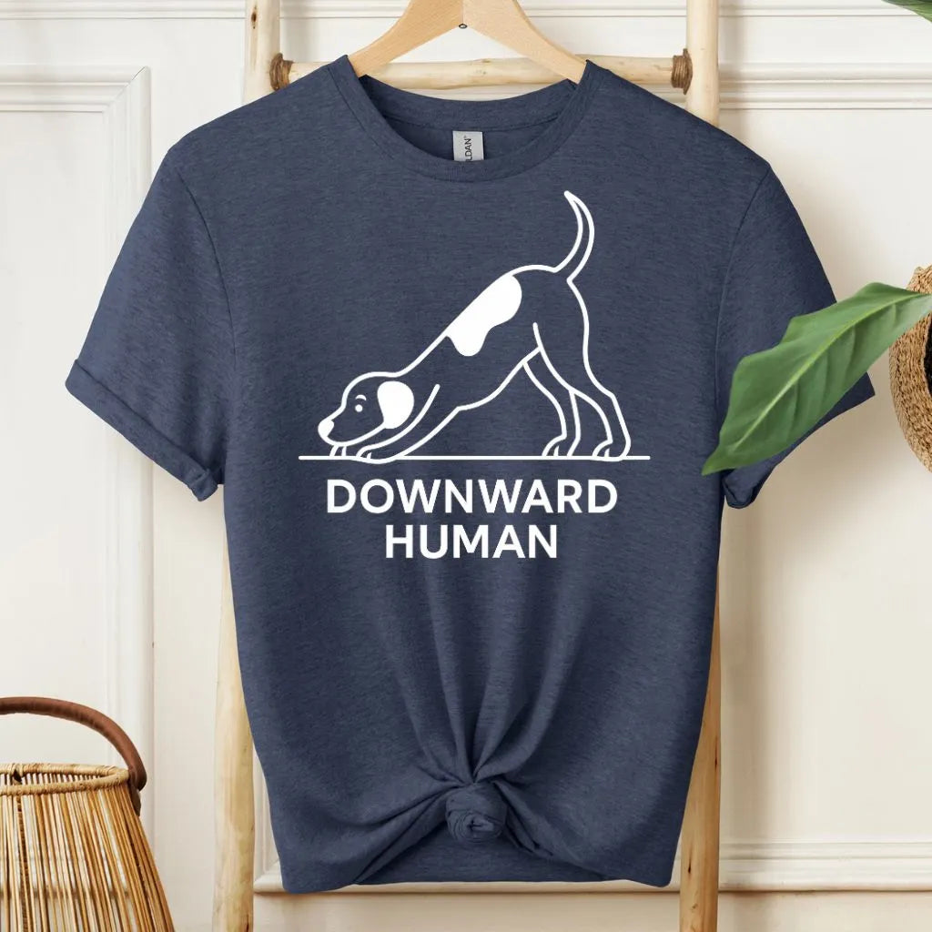 Downward Human Yoga T-Shirt