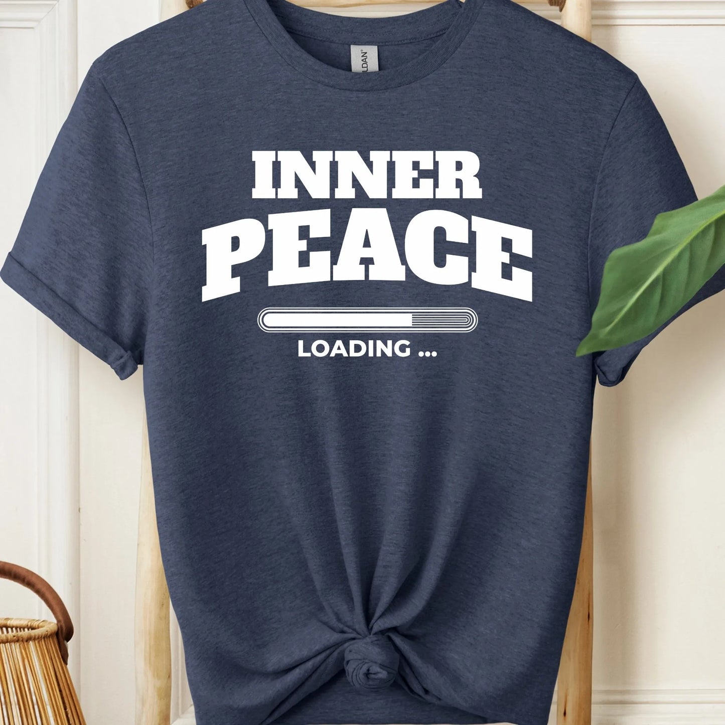 Inner Peace Loading Quirky Meditation T-Shirt