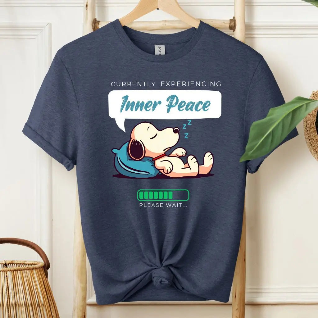 Cute Dog Experiencing Inner Peace T-Shirt