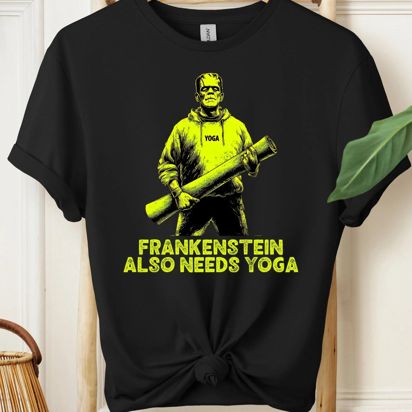 Frankenstein Also Needs Yoga T-Shirt!