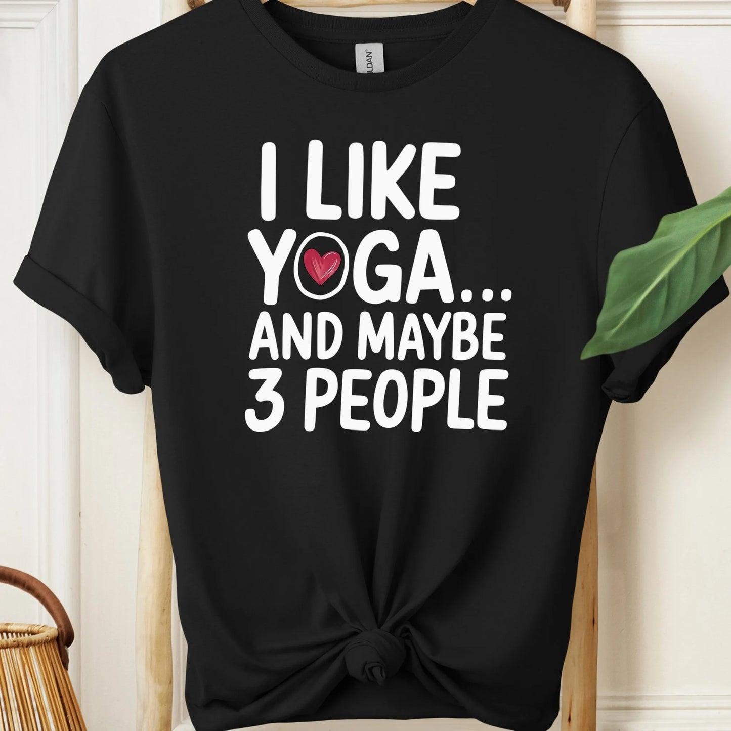 I Like Yoga and Maybe 3 People Meditation T-Shirt!