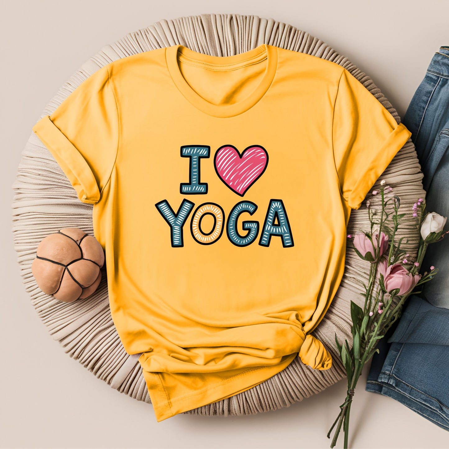 I Love Yoga ❤️ T-Shirt!