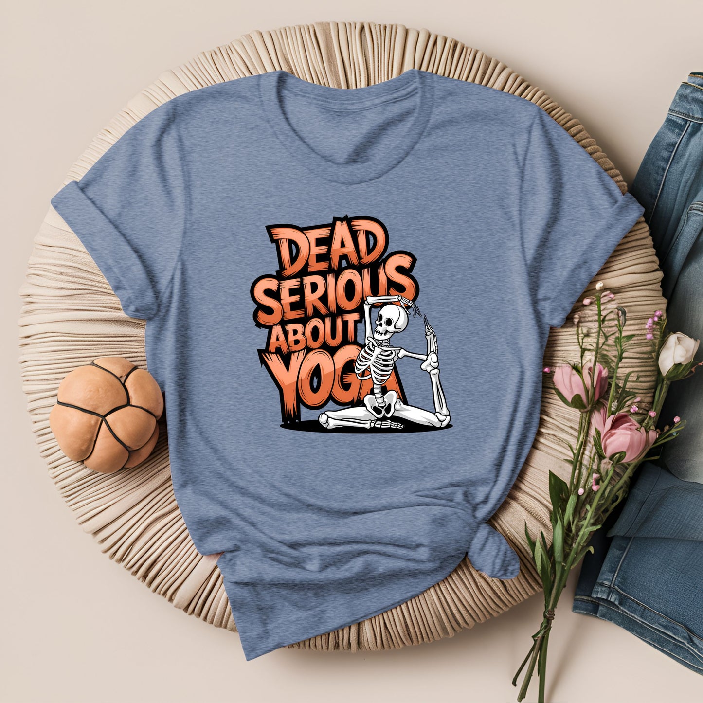 Dead Serious About Yoga Spooky T-Shirt!