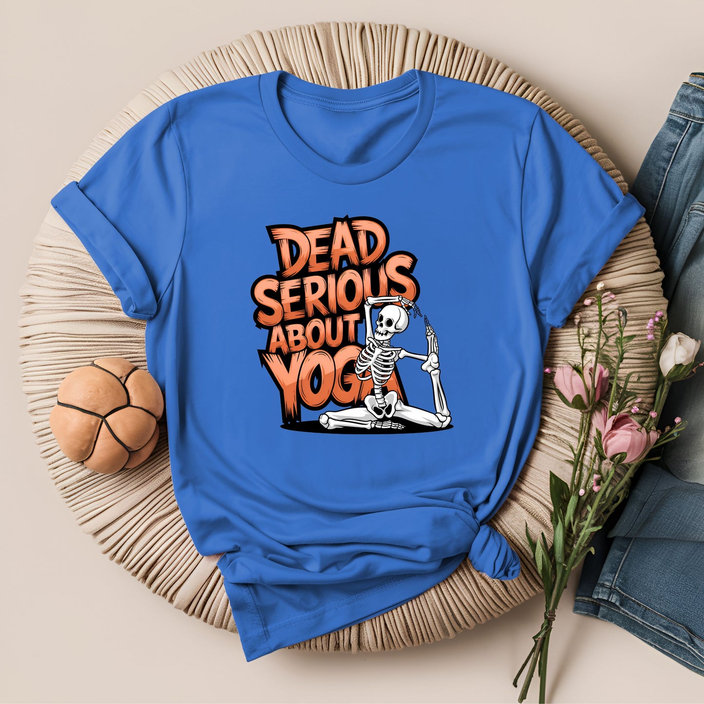 Dead Serious About Yoga Spooky T-Shirt!